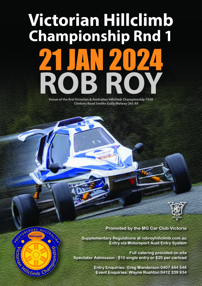 Rob Roy Hillclimb Calendar